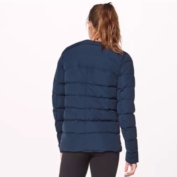 Lululemon just enough puff jacket “inkwell” size 4 - Picture 3 of 8